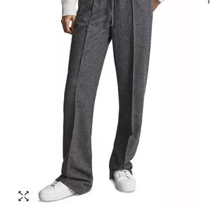 Reiss remi wide leg pants charcoal